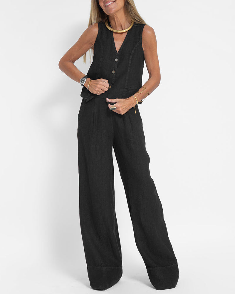 2-Delige Set Top & Wijde Broek