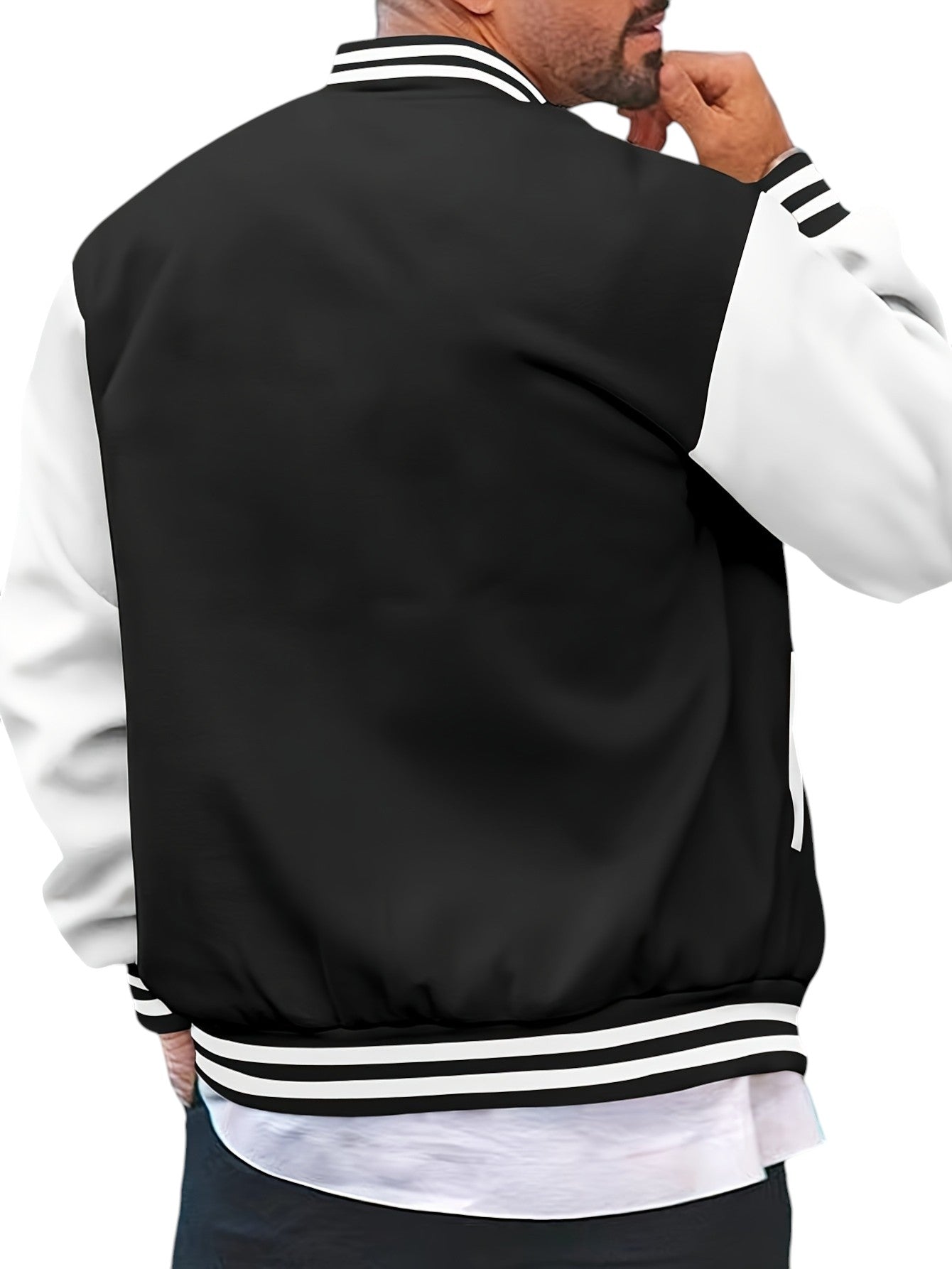Klassieke Varsity Jas – Heren Casual Baseball Jack met Regular Fit