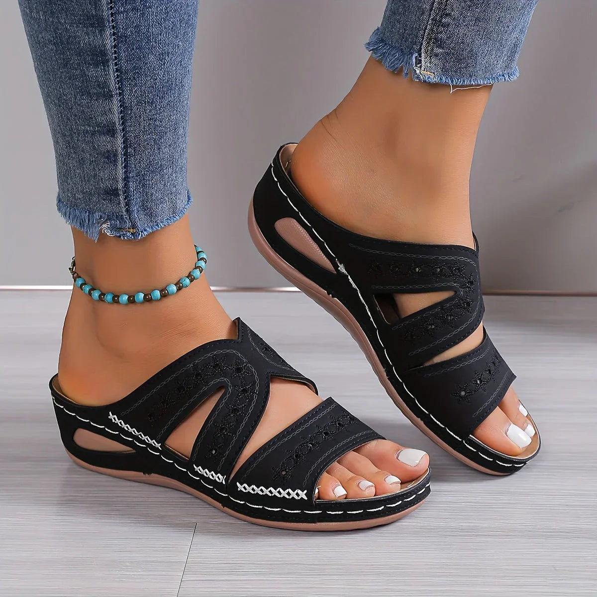 Comfortabele Sandalen Met Hak