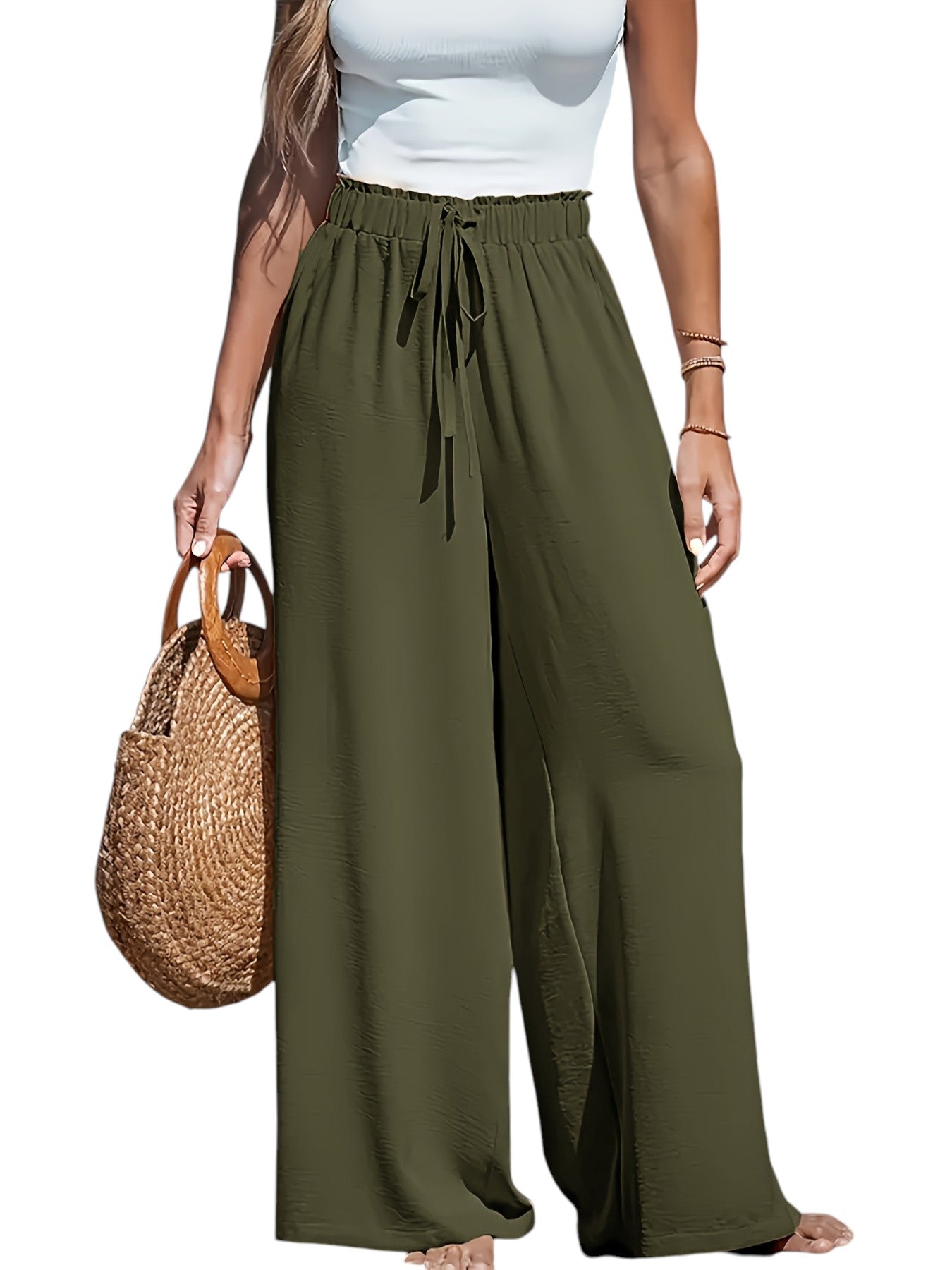 Zomer Broek Met Wijde Pijpen