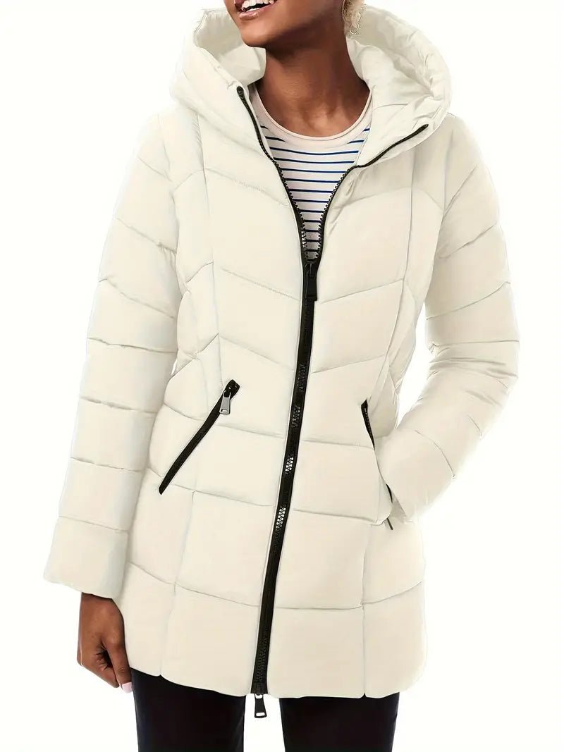 Parka Pufferjas Met Capuchon Dames