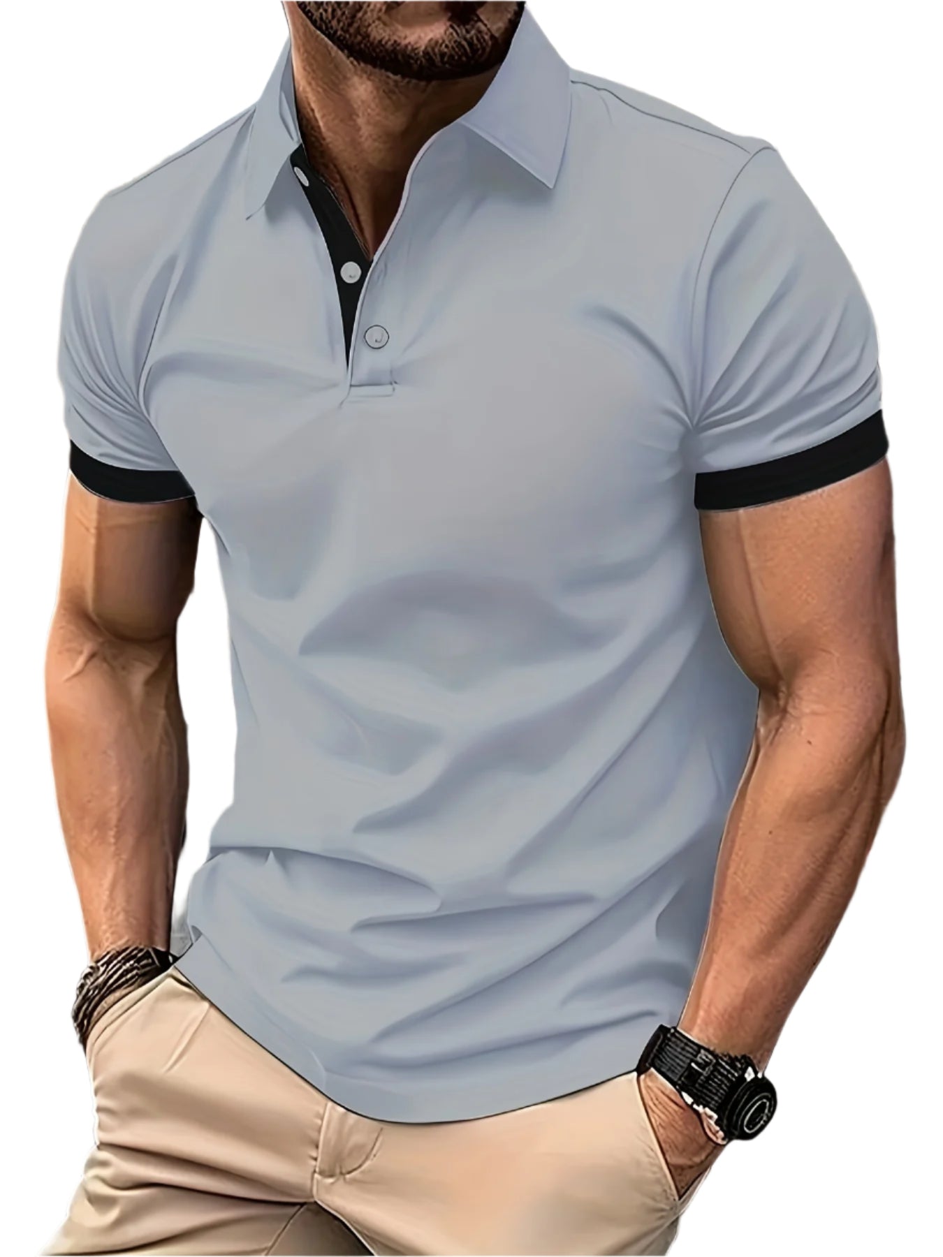 Premium Heren Polo Shirt Korte Mouwen