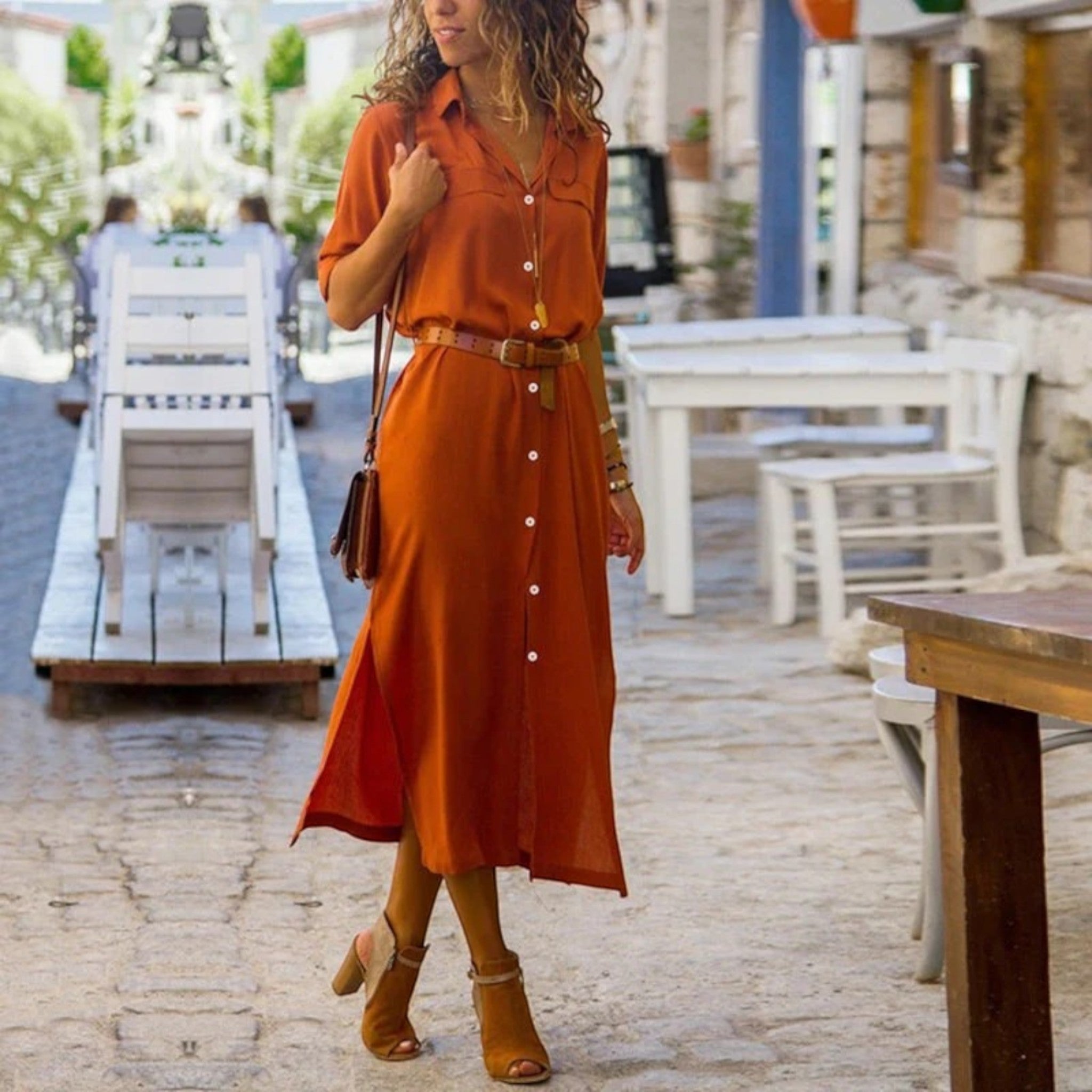 Vienna | Zomerse Blousejurk Dames
