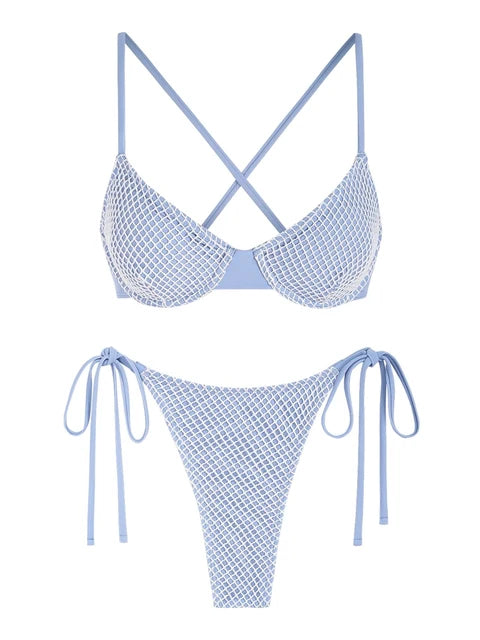 Emma -Stijlvolle Bikini Met Felle Kleuren