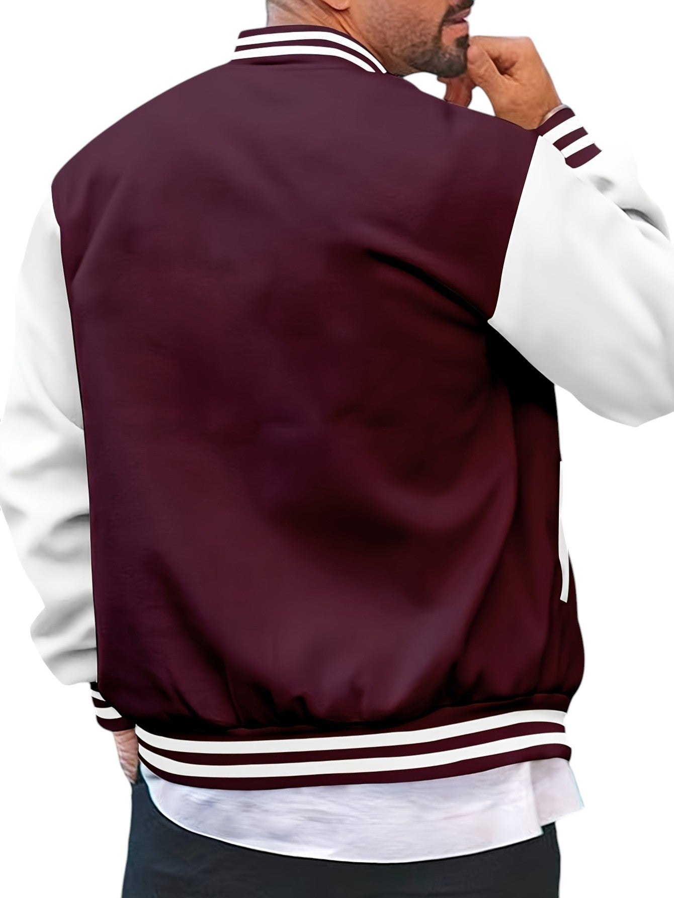 Klassieke Varsity Jas – Heren Casual Baseball Jack met Regular Fit