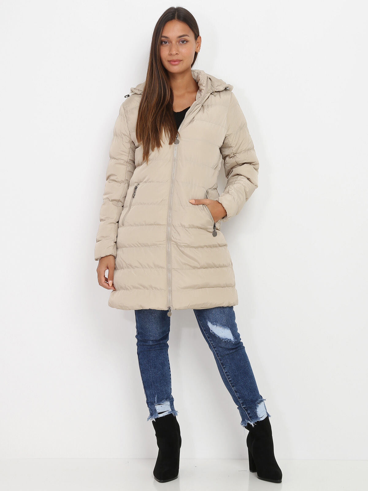 Dons Winterjas Met Capuchon Dames - Milana