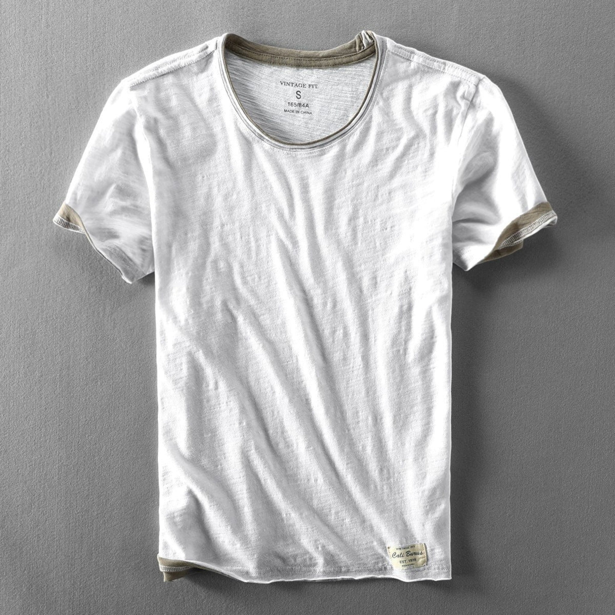 Célian | Casual T-shirt Met Ronde Hals | Korte Mouwen