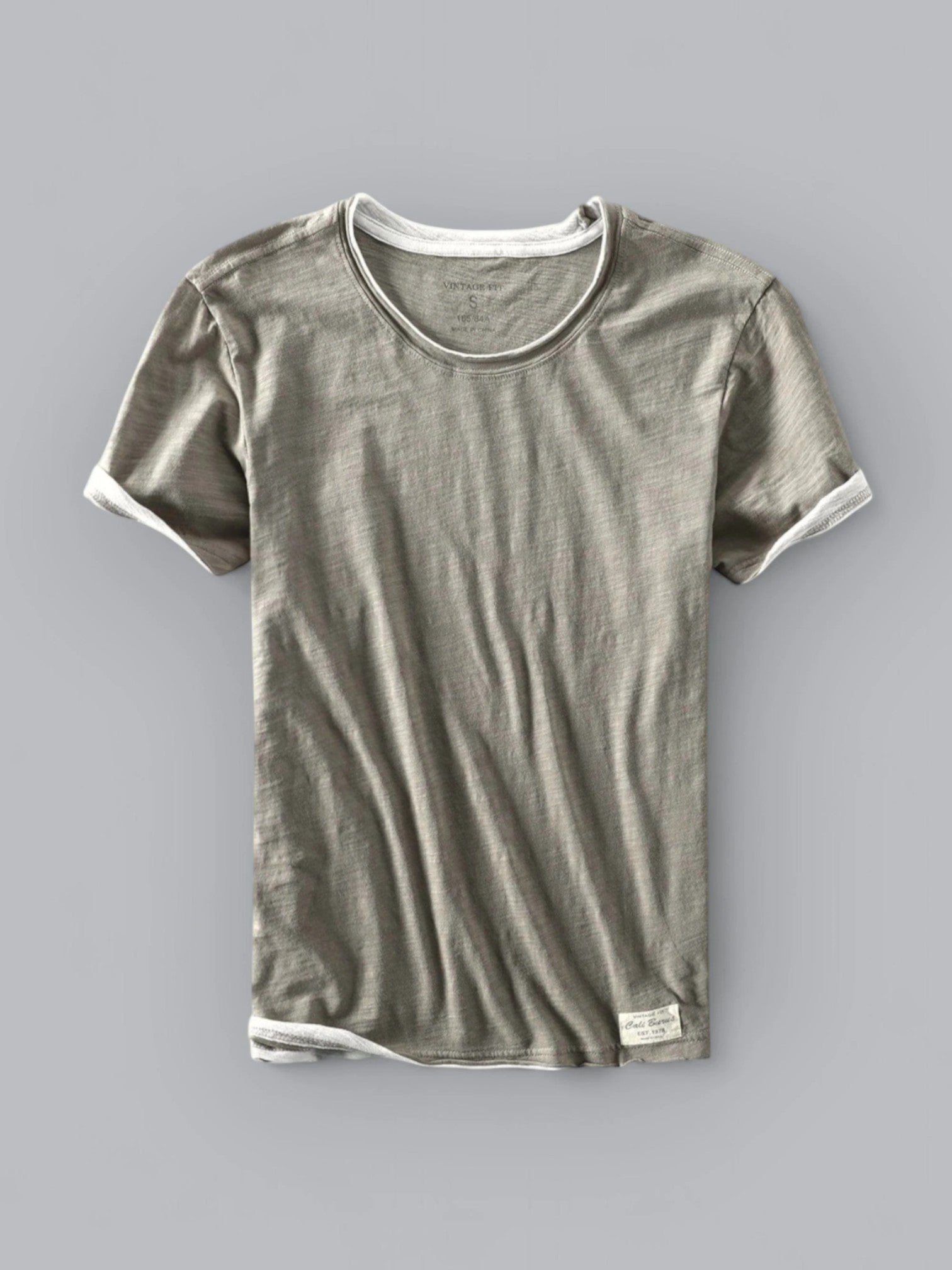 Célian | Casual T-shirt Met Ronde Hals | Korte Mouwen