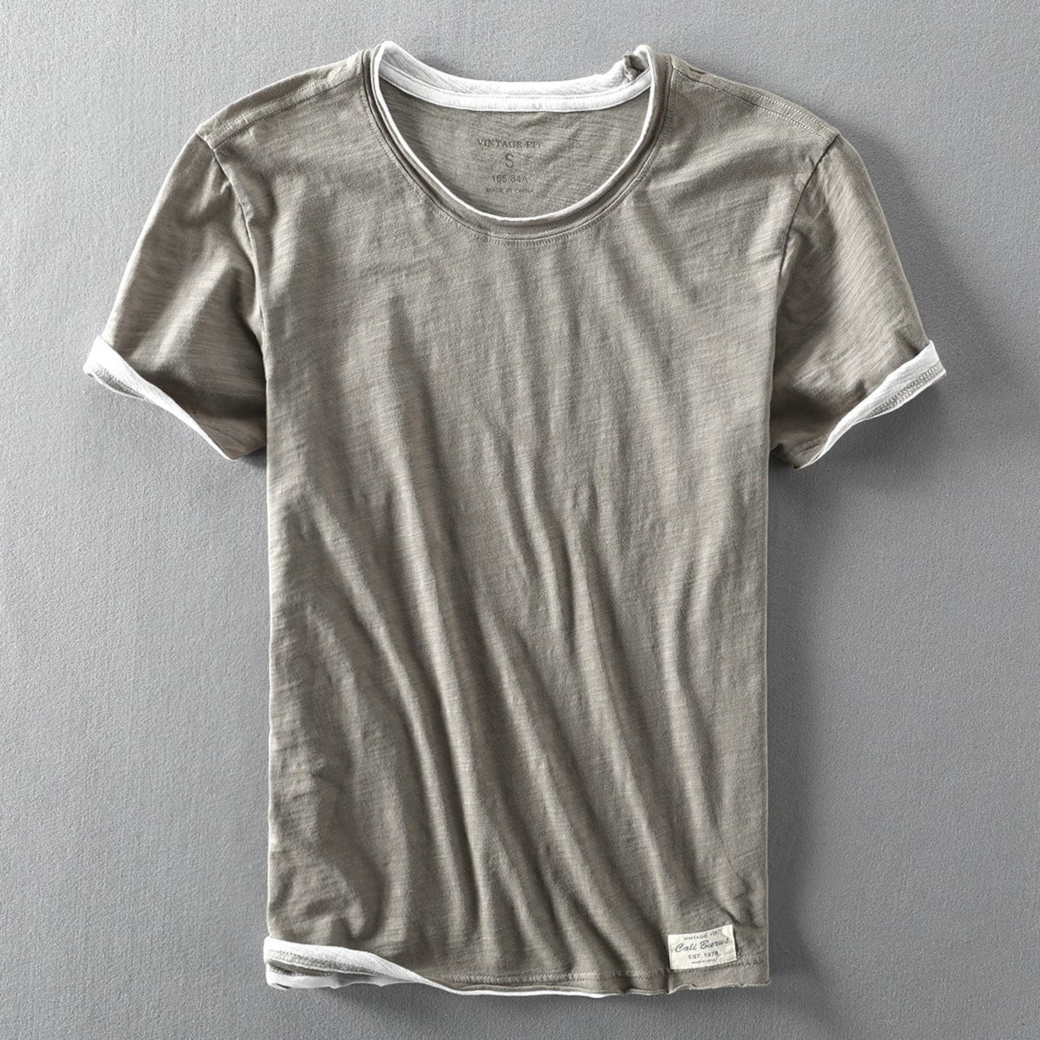 Célian | Casual T-shirt Met Ronde Hals | Korte Mouwen
