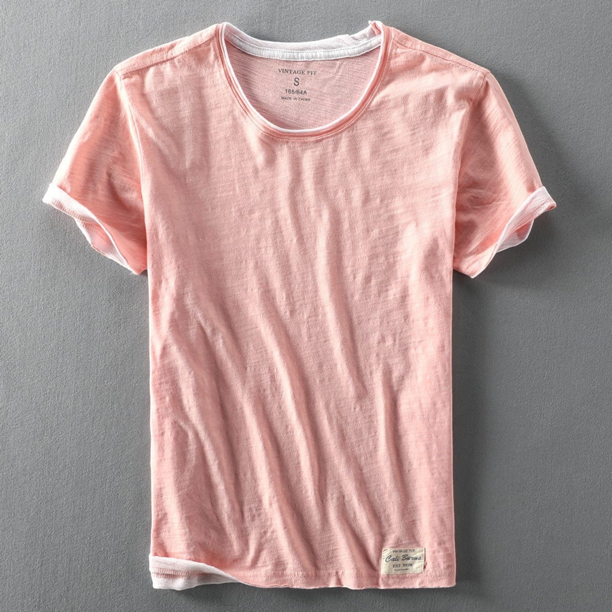 Célian | Casual T-shirt Met Ronde Hals | Korte Mouwen