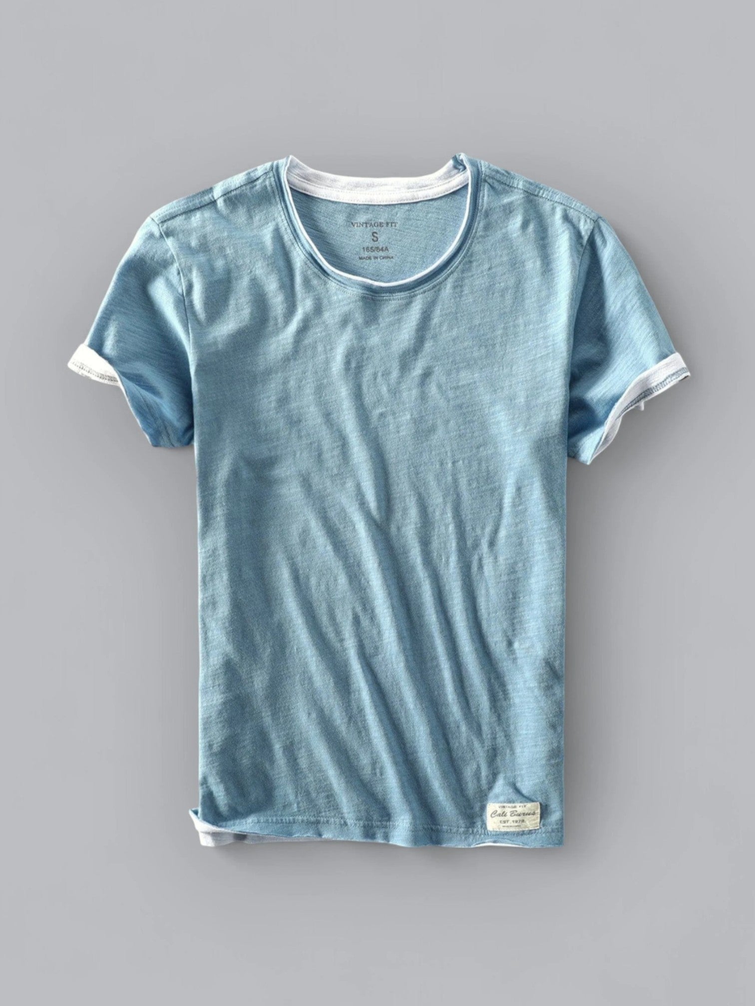 Célian | Casual T-shirt Met Ronde Hals | Korte Mouwen