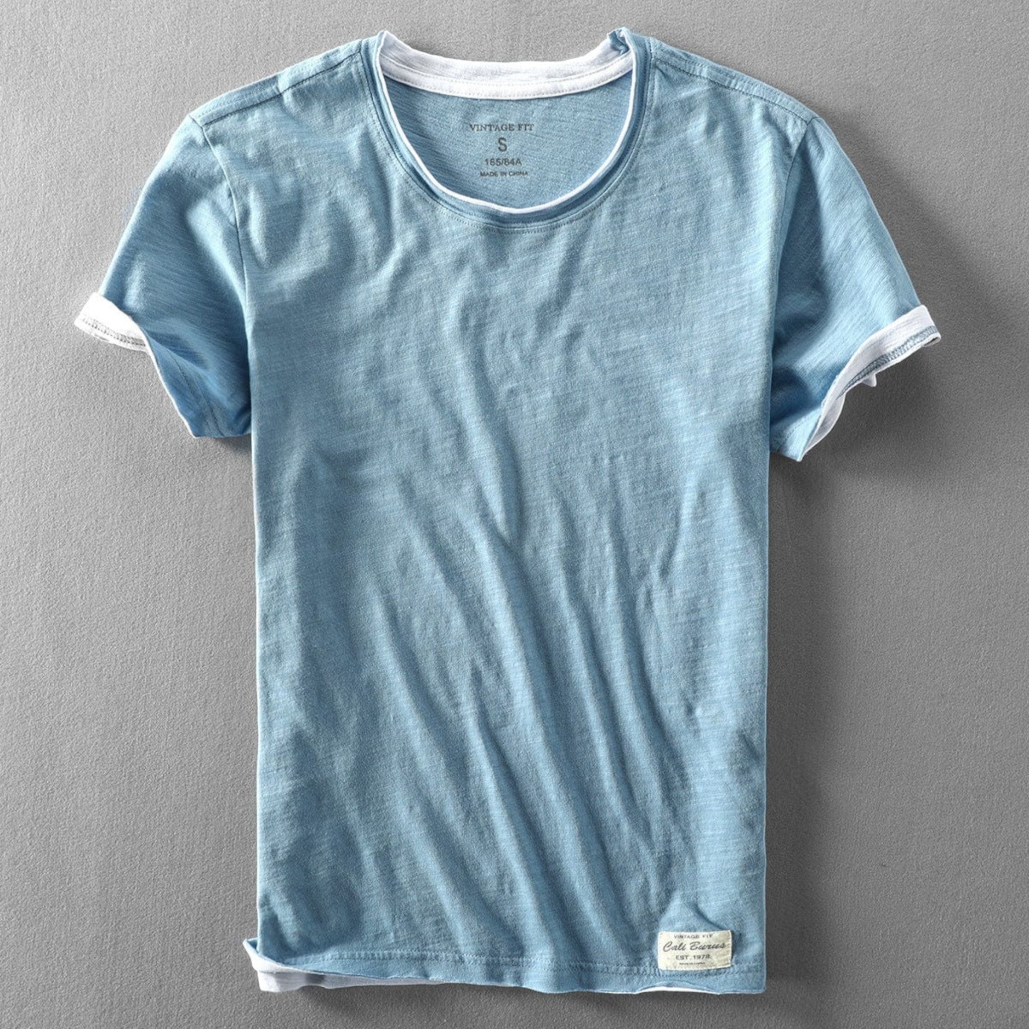 Célian | Casual T-shirt Met Ronde Hals | Korte Mouwen