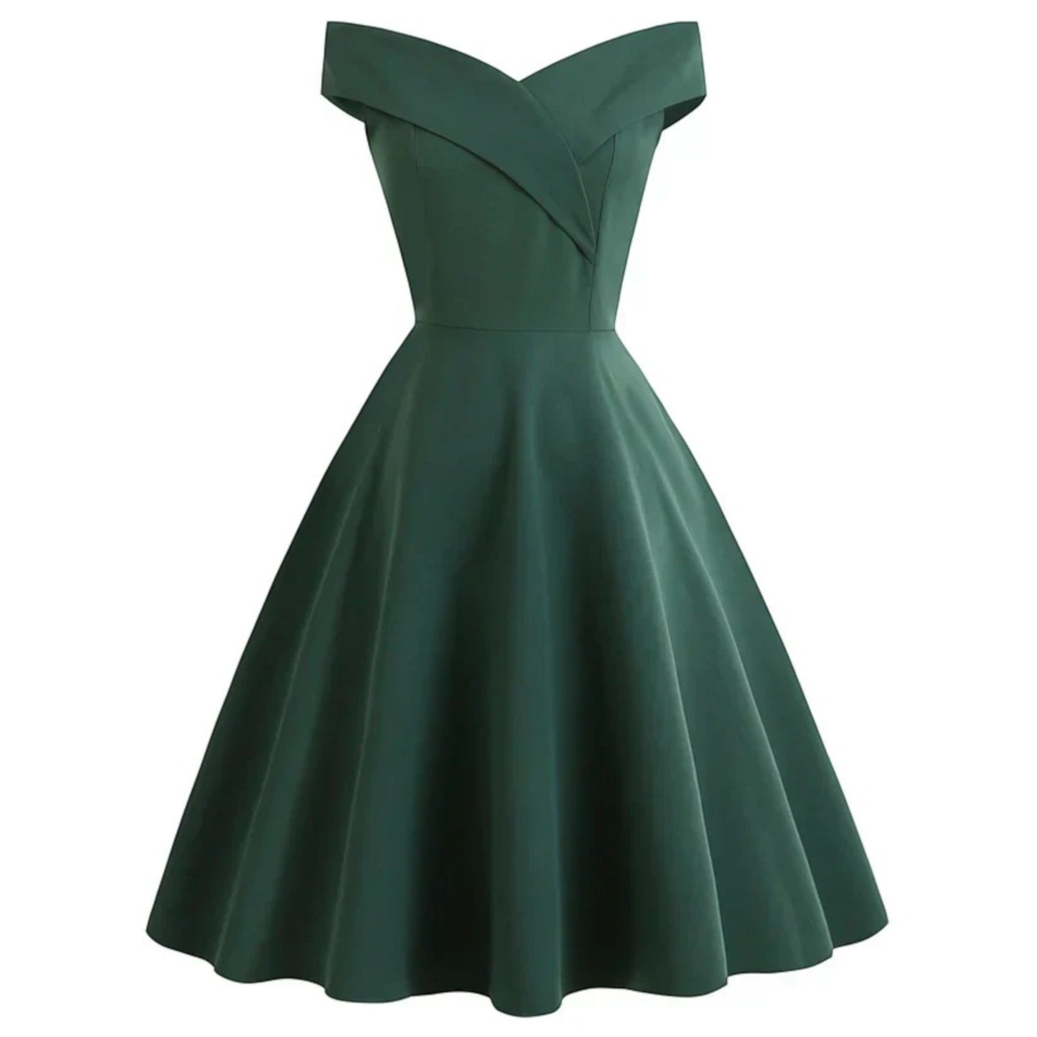 Lilou | Off-shoulder Cocktailjurk | Midi