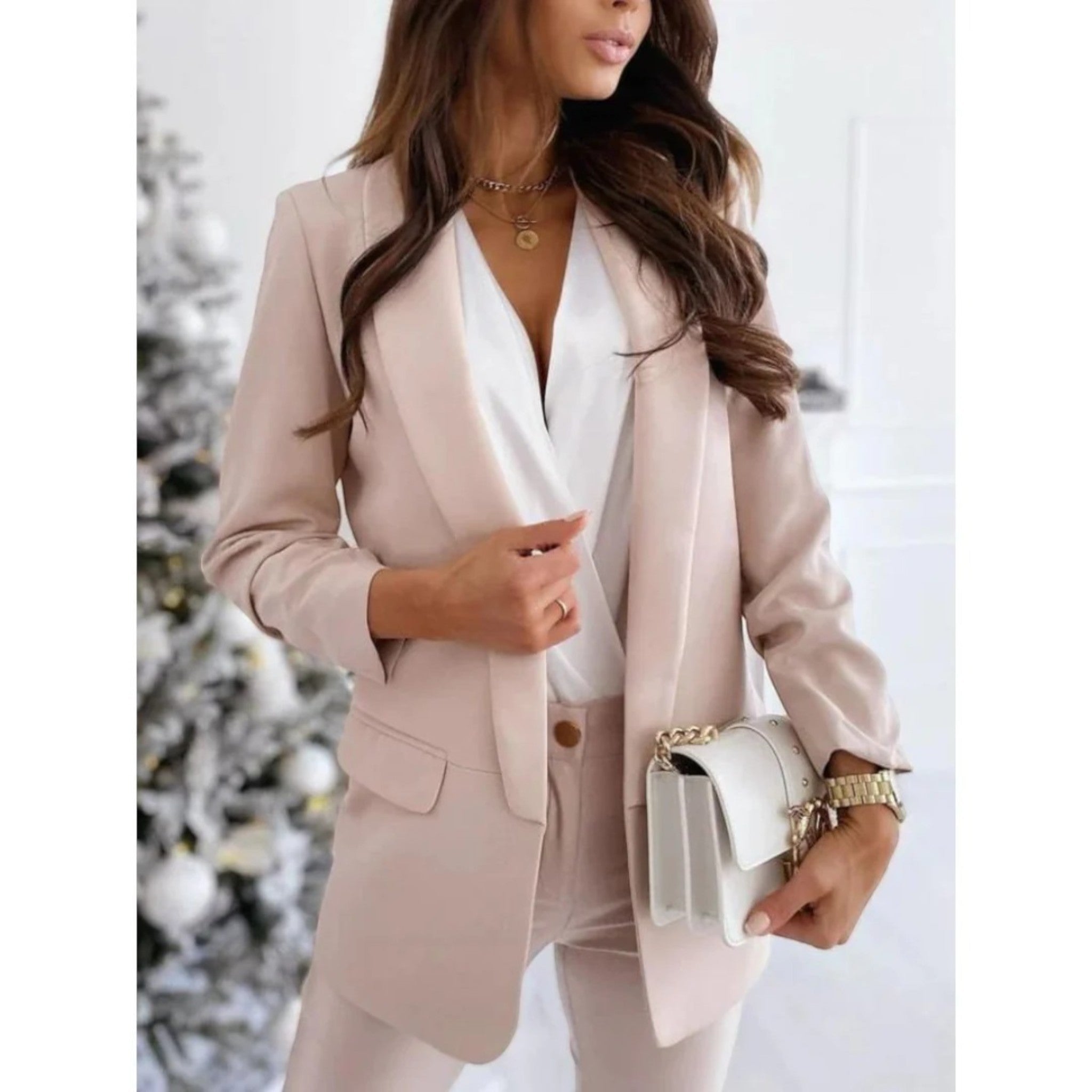 Dana | Stijlvolle Blazer Met Open Voorkant