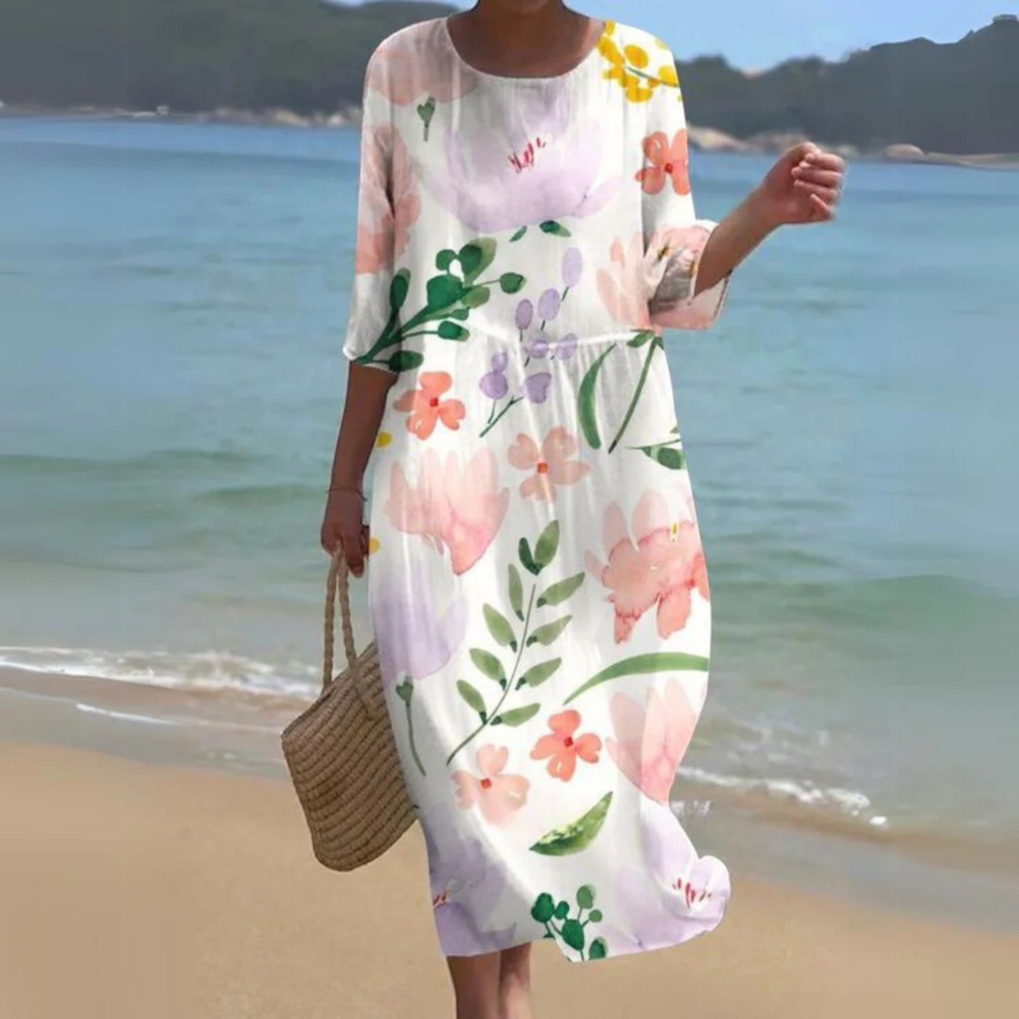 Amira | Zomerse Jurk Met Bloemenprint | Maxi