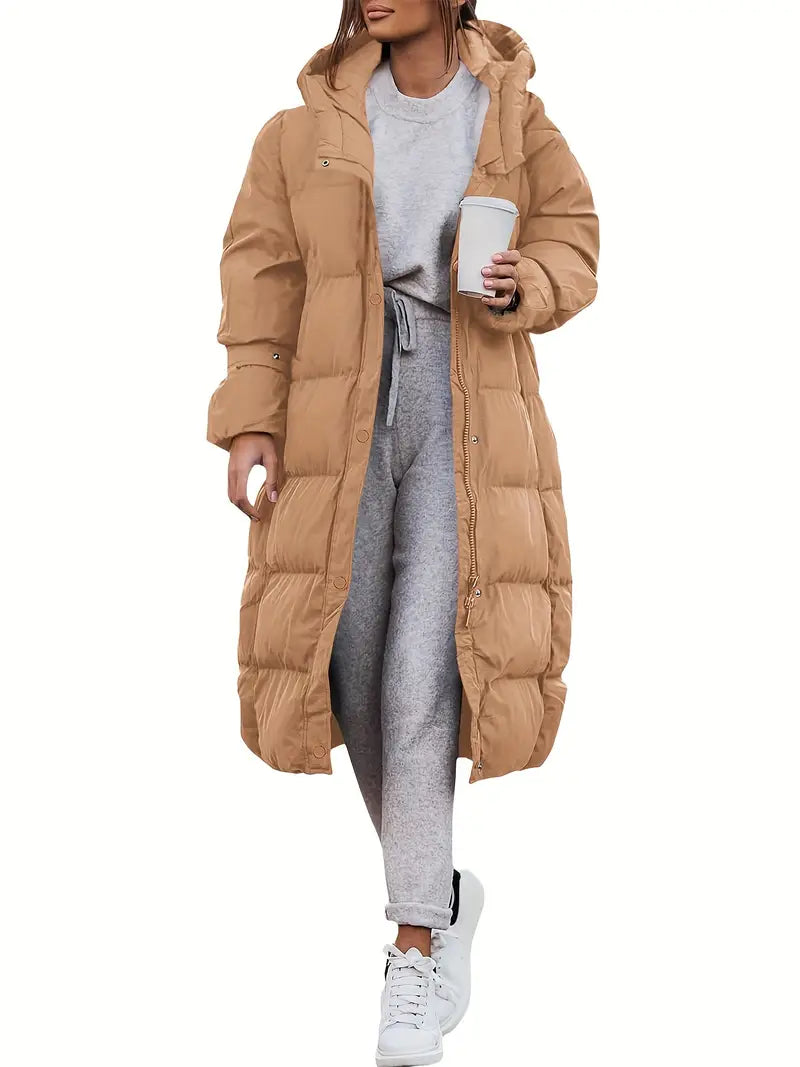 Lange Dames Winterjas - Stijlvol Design