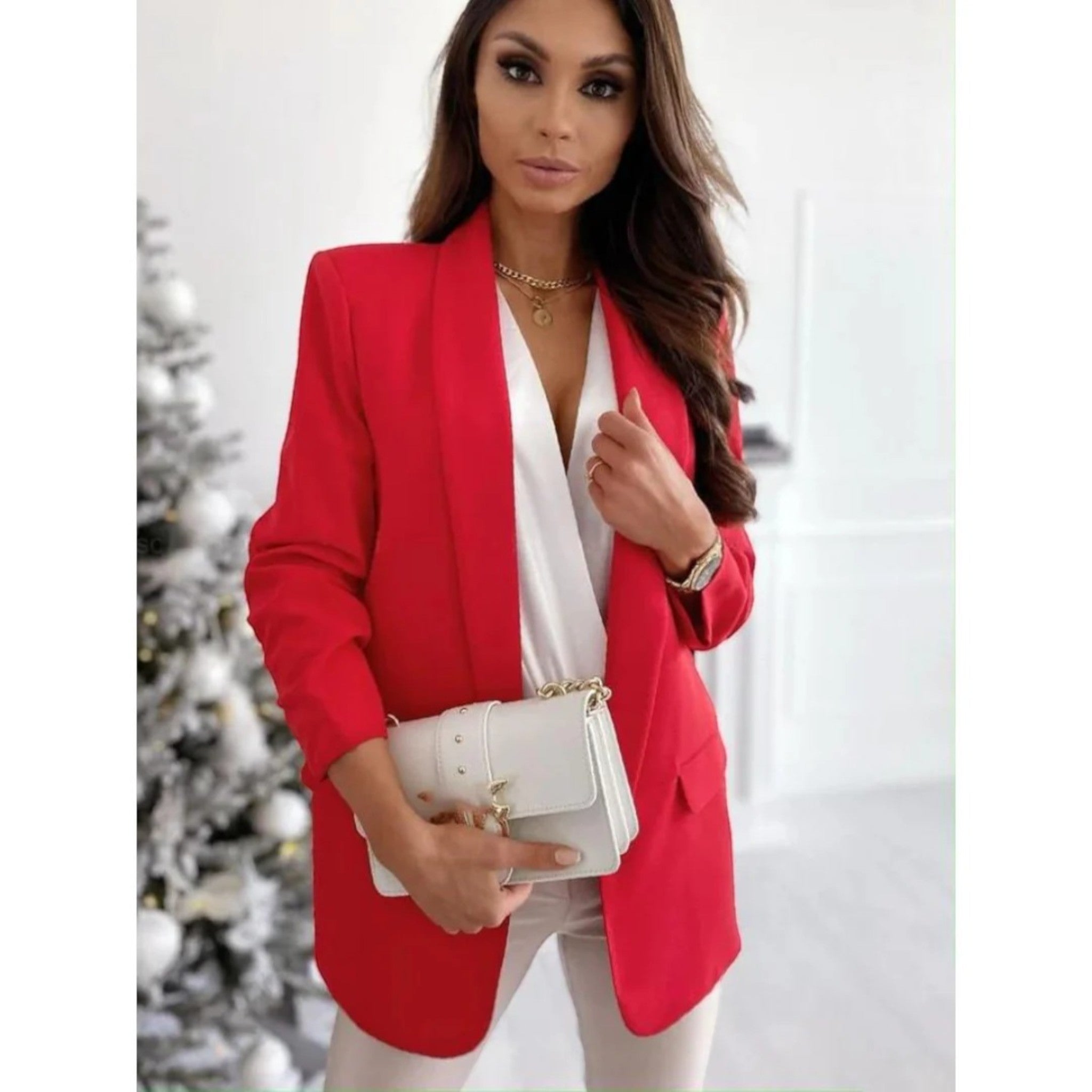 Dana | Stijlvolle Blazer Met Open Voorkant