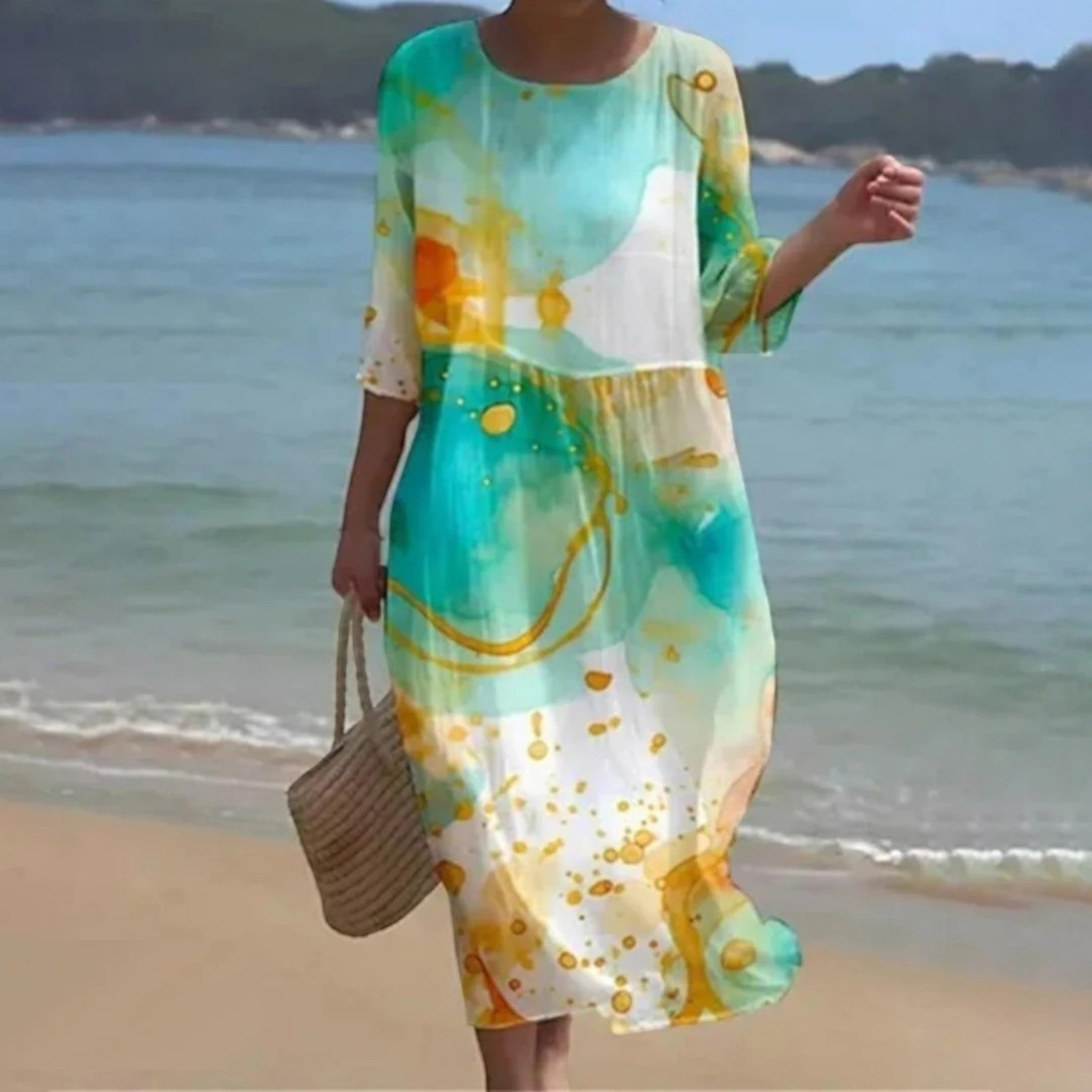 Amira | Zomerse Jurk Met Bloemenprint | Maxi