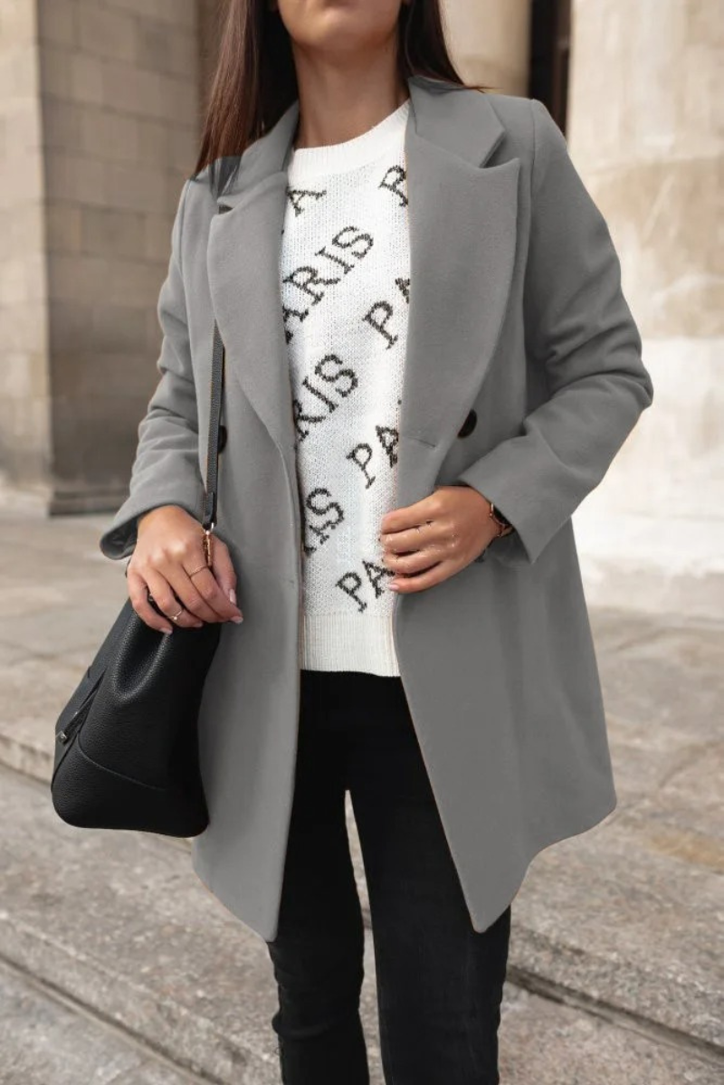 Valeria - Getailleerde Trenchcoat Damesjas Kort