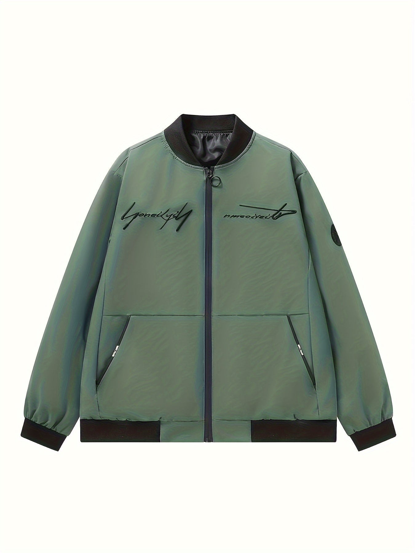 Slim Fit Bomberjas Voor Heren