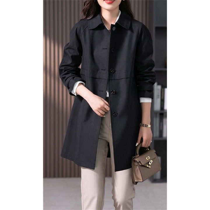 Julia - Getailleerde Trenchcoat Kort Dames
