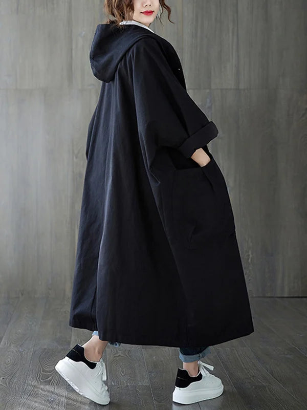 Selena - Lange Trenchcoat Jas Voor Dames