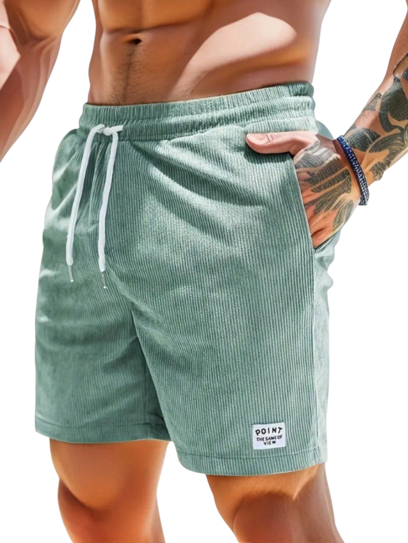 Zachary - Casual corduroy shorts voor heren