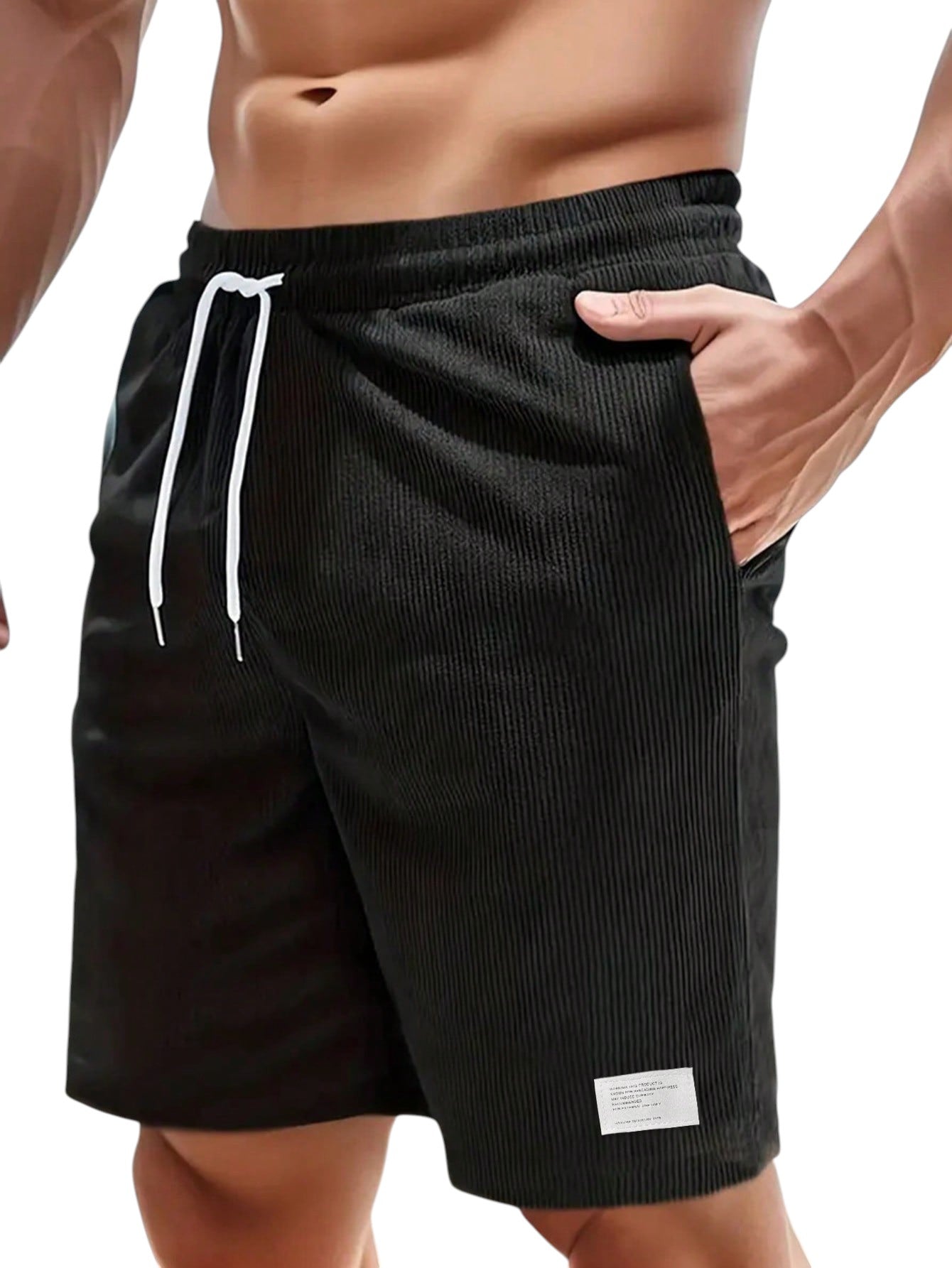 Zachary - Casual corduroy shorts voor heren