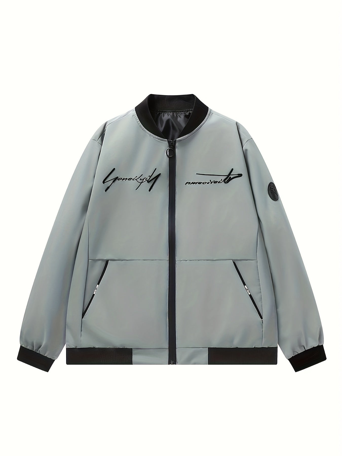 Slim Fit Bomberjas Voor Heren