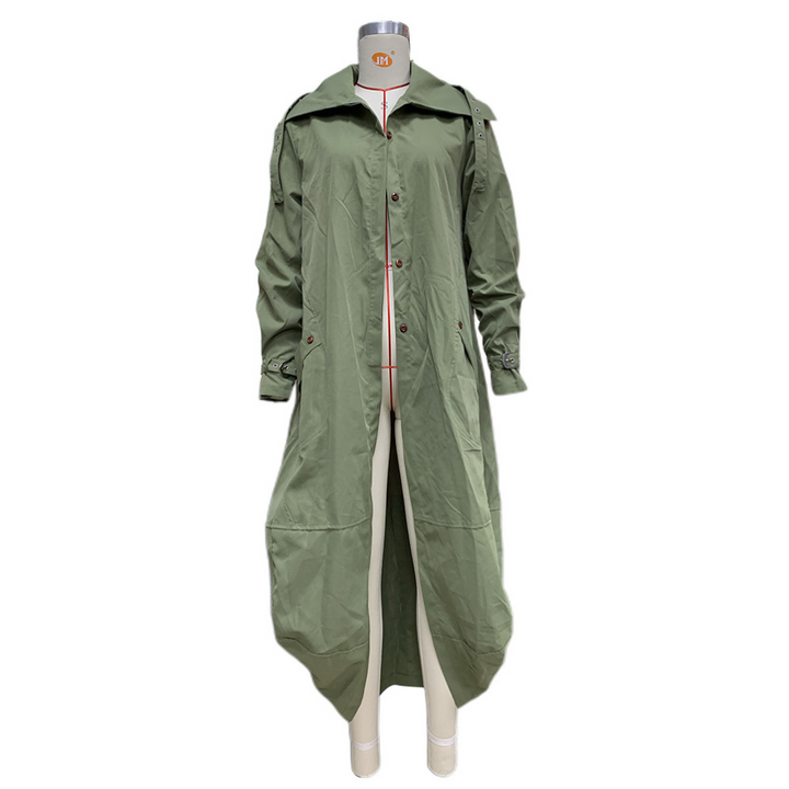 Senna - Lange Trenchcoat Tussenjas Dames