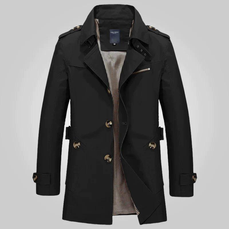 Stijlvolle Korte Trenchcoat - Nordfall
