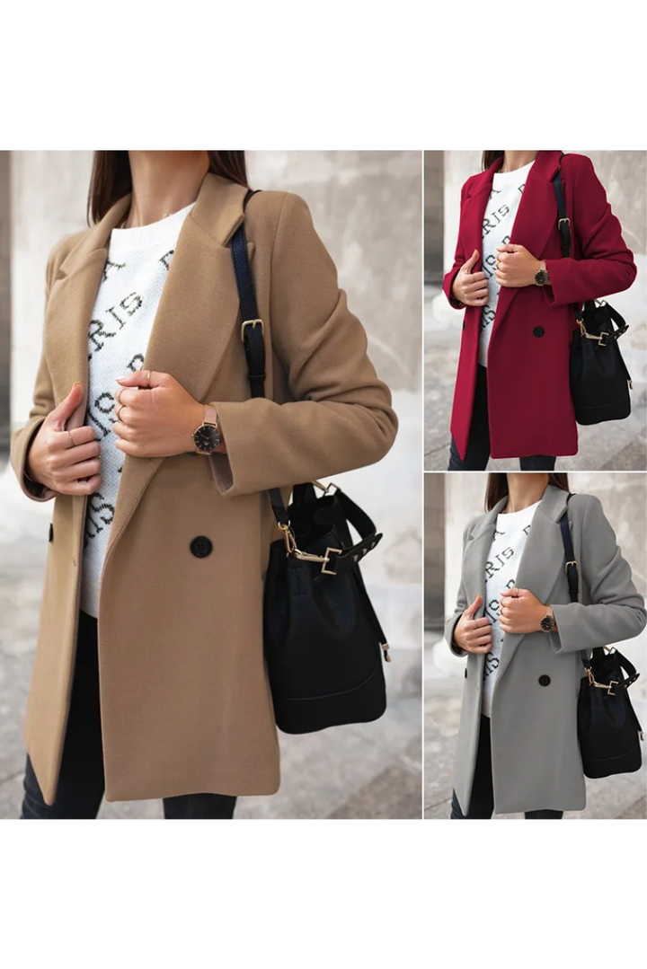 Valeria - Getailleerde Trenchcoat Damesjas Kort