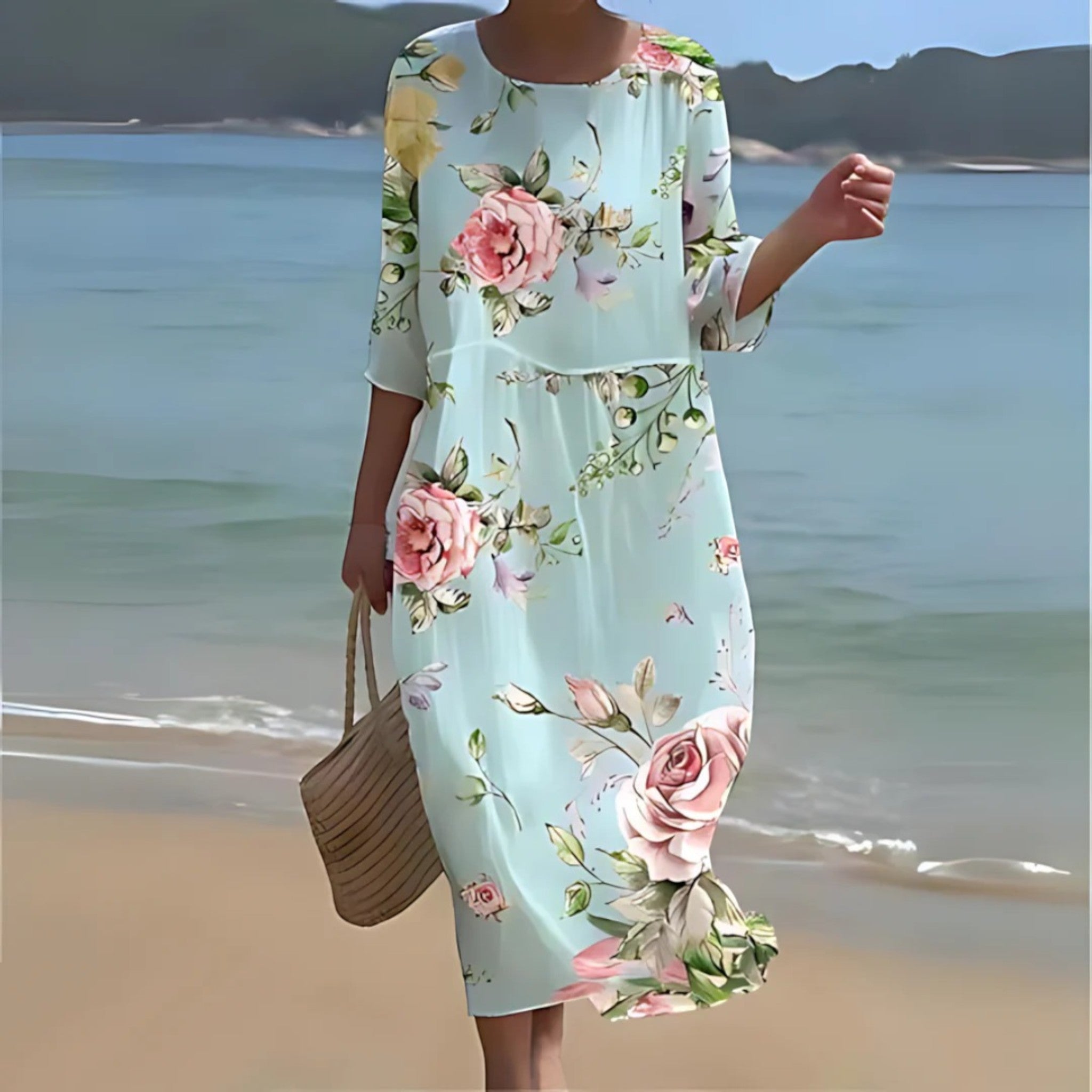Amira | Zomerse Jurk Met Bloemenprint | Maxi