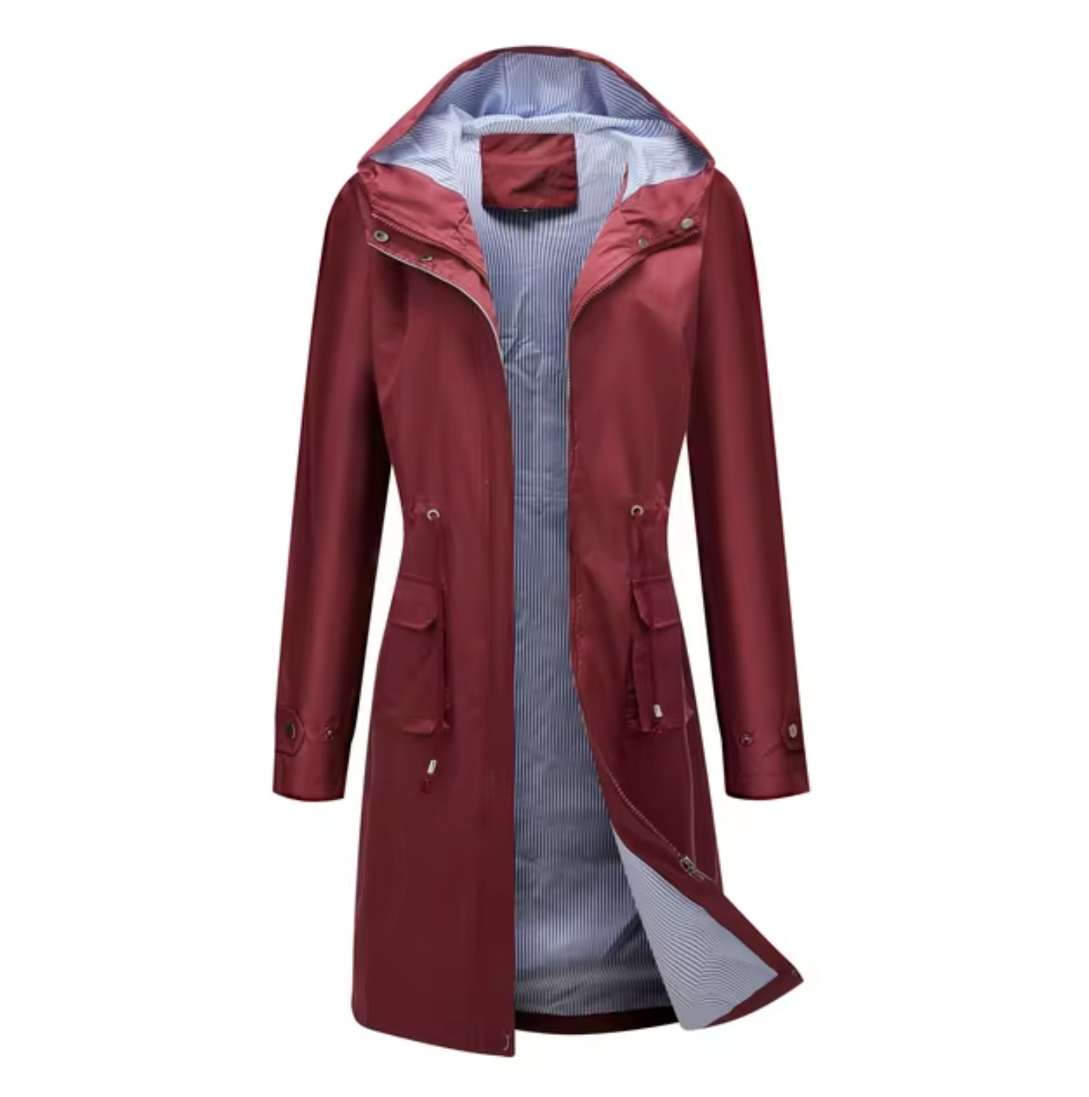 Lange Jas Met Capuchon Voor Dames