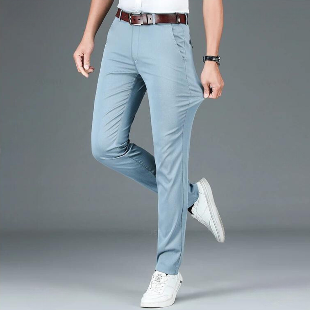 Nette Lyocell Heren Chino Met Stretch - Moreno