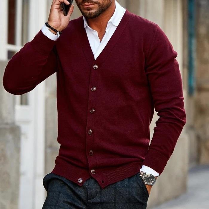 Casual Heren Cardigan - HUGO
