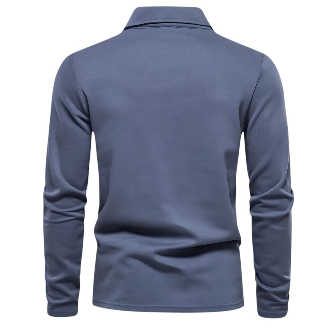 Lauren - Casual Heren Polo Met Lange Mouwen
