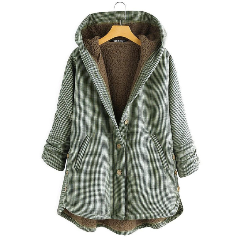 Stijlvol Winter Vest Met Bontvoering & Capuchon