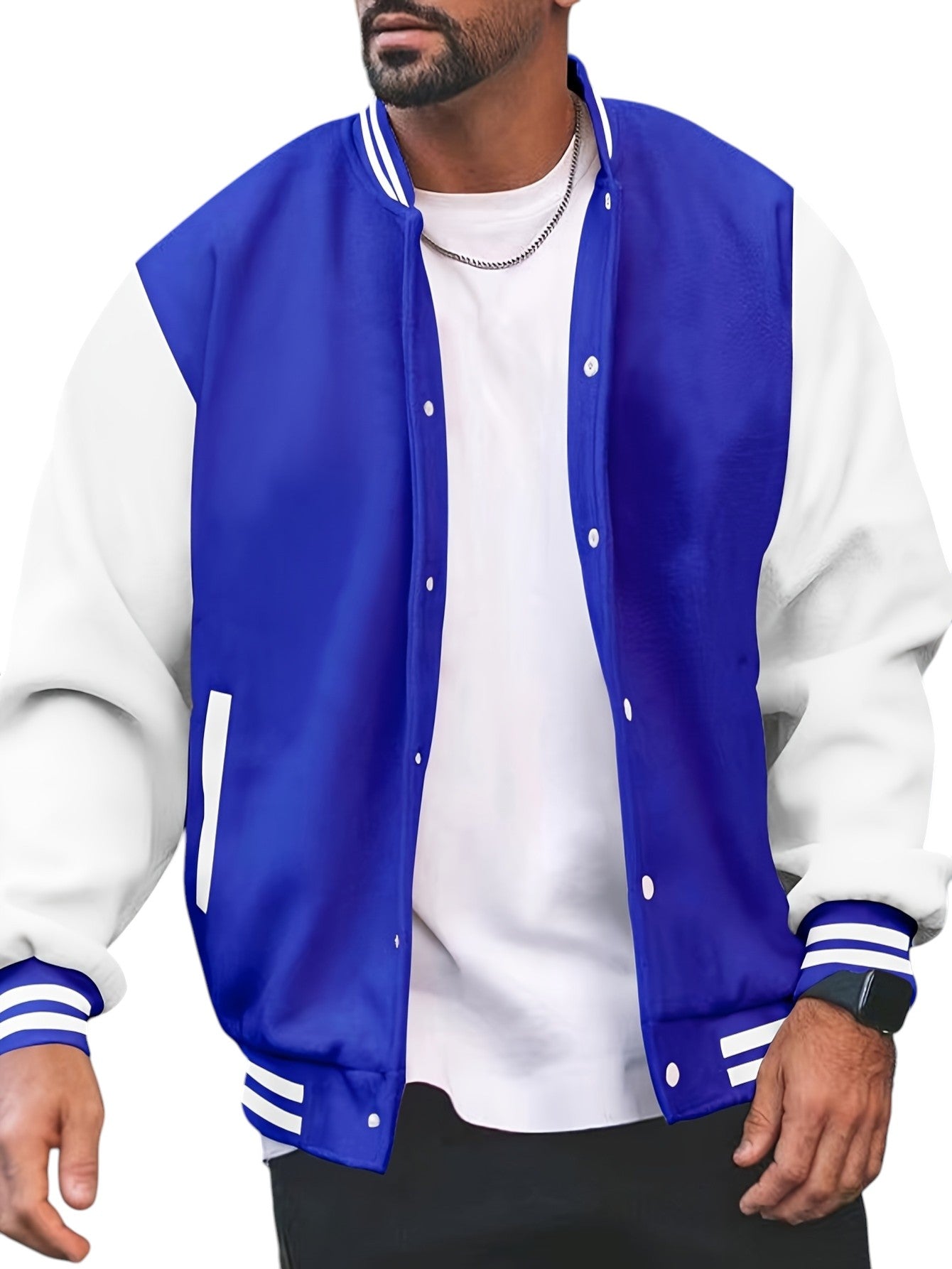 Klassieke Varsity Jas – Heren Casual Baseball Jack met Regular Fit