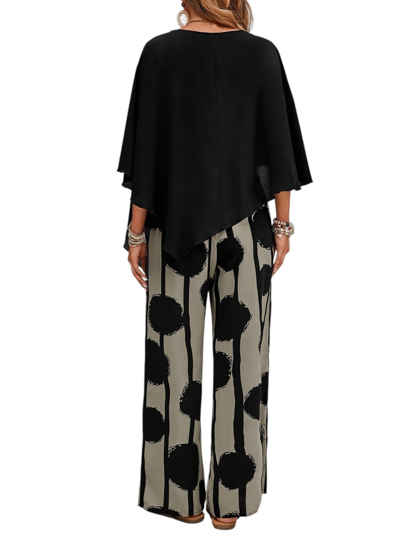 2-Delige Zomer Set Losse Top & Wijde Broek