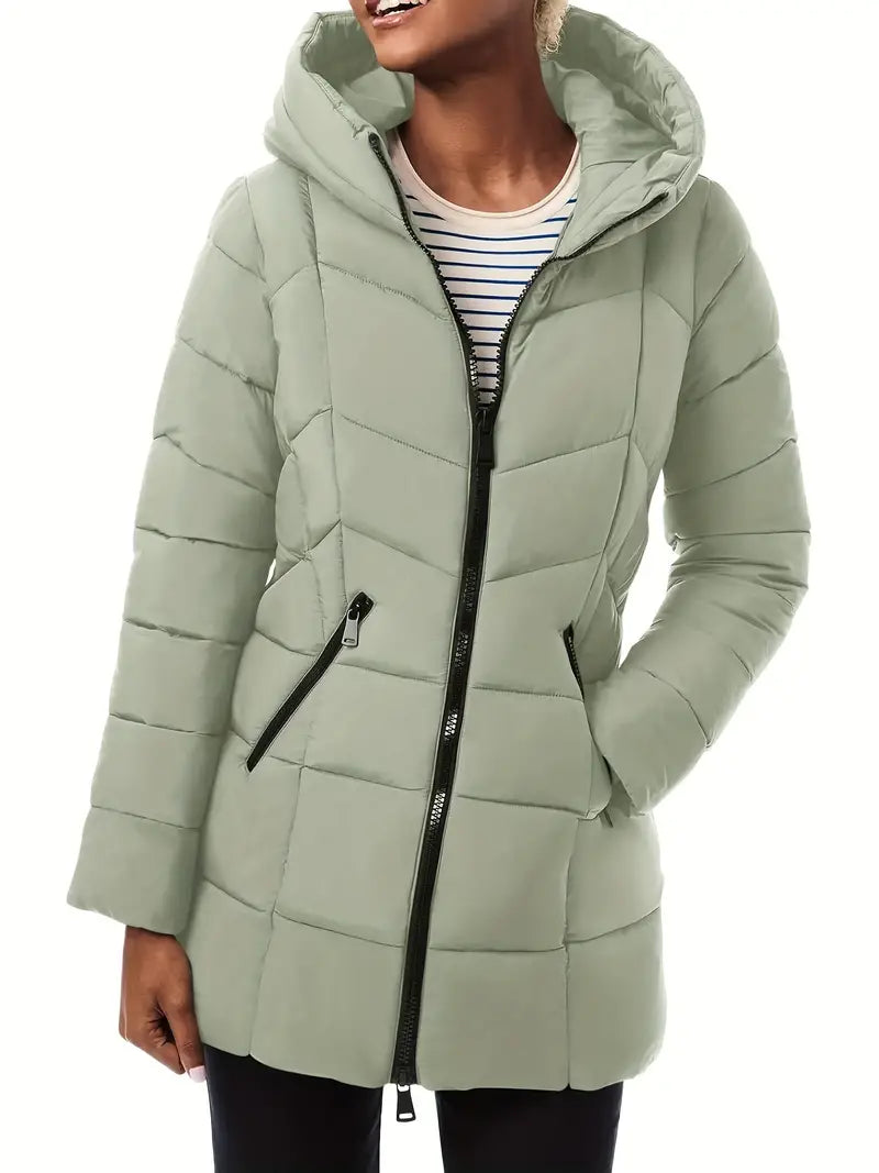 Parka Pufferjas Met Capuchon Dames