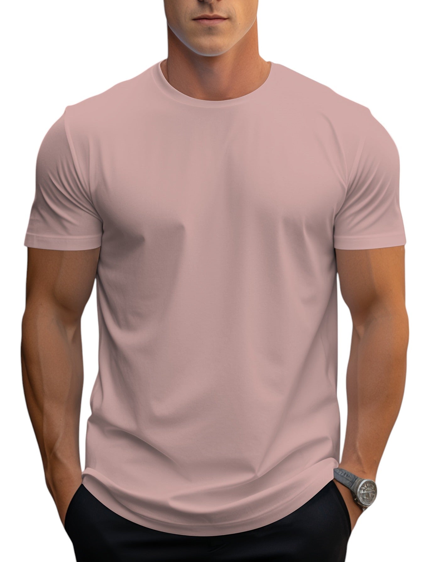 Heren Basic T-shirt Regular Fit