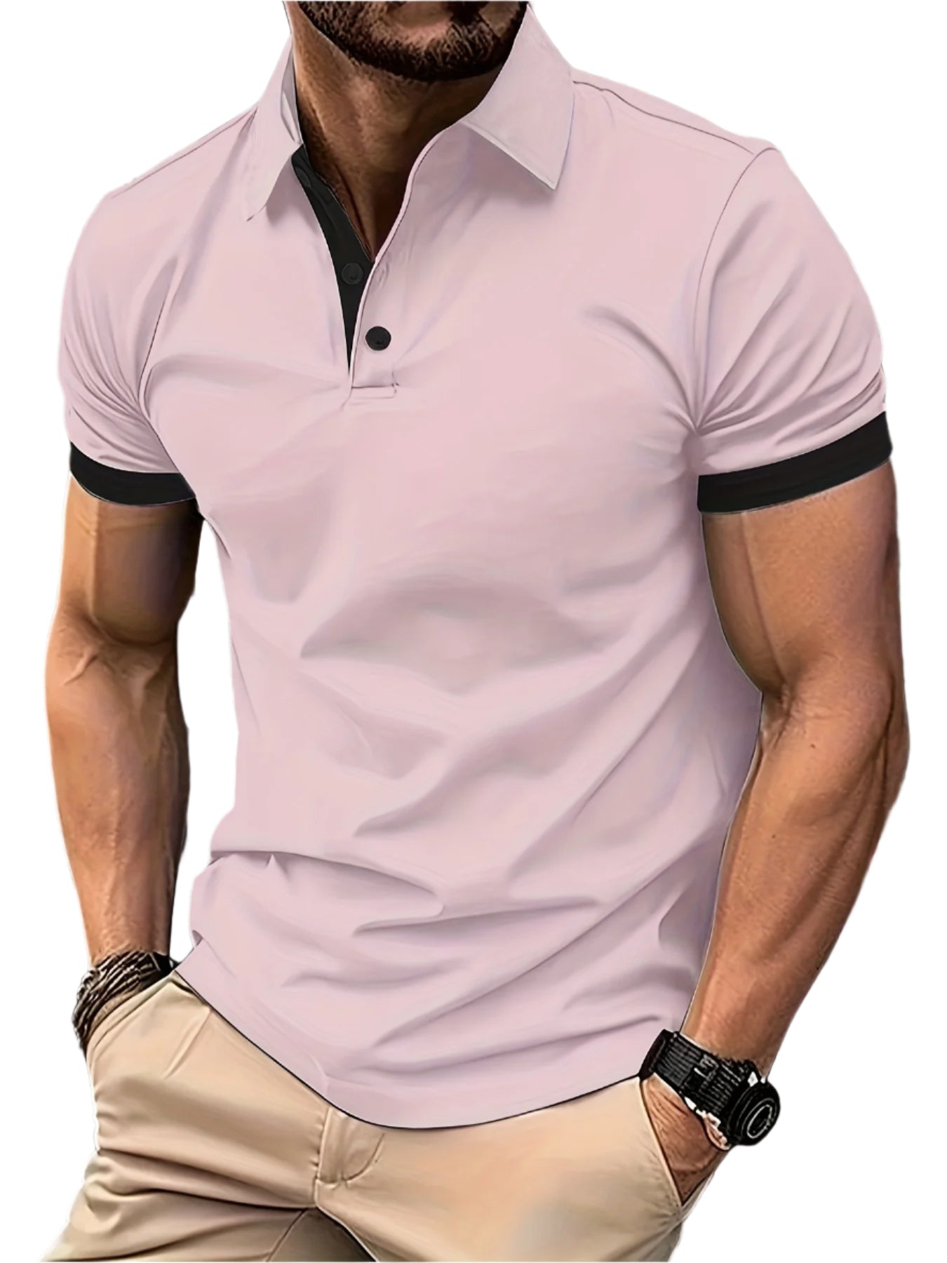 Premium Heren Polo Shirt Korte Mouwen