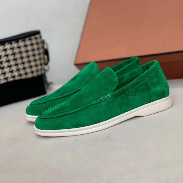 Suede Leren Loafers Voor Heren - Steve's