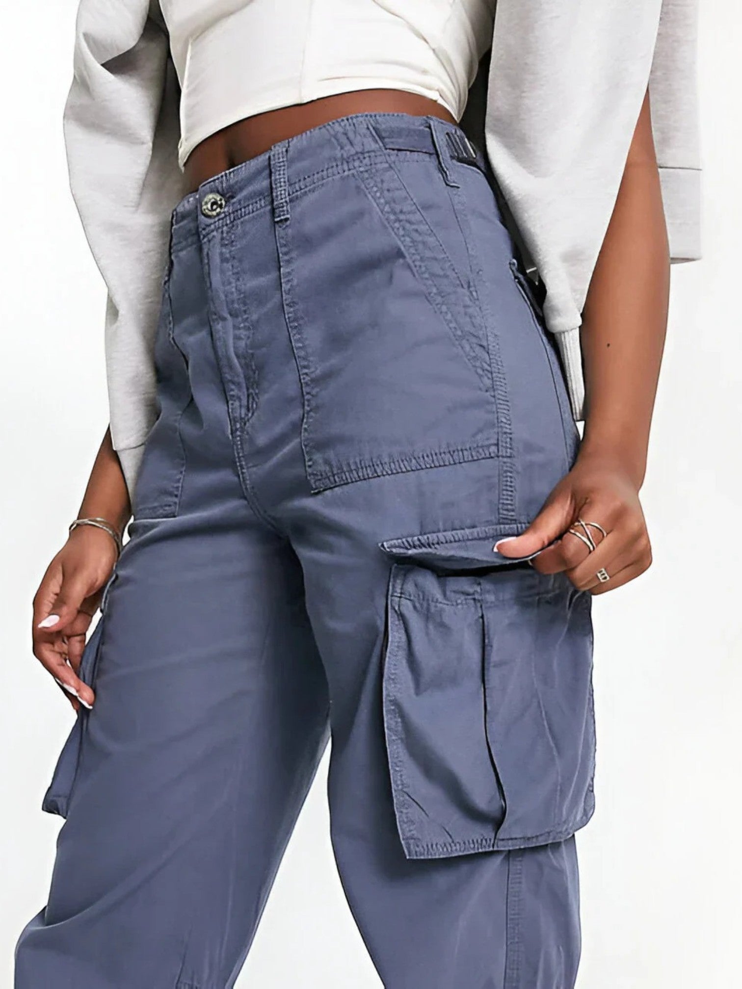 Coralie | Stijlvolle Cargo Broek Met Verstelbare Taille