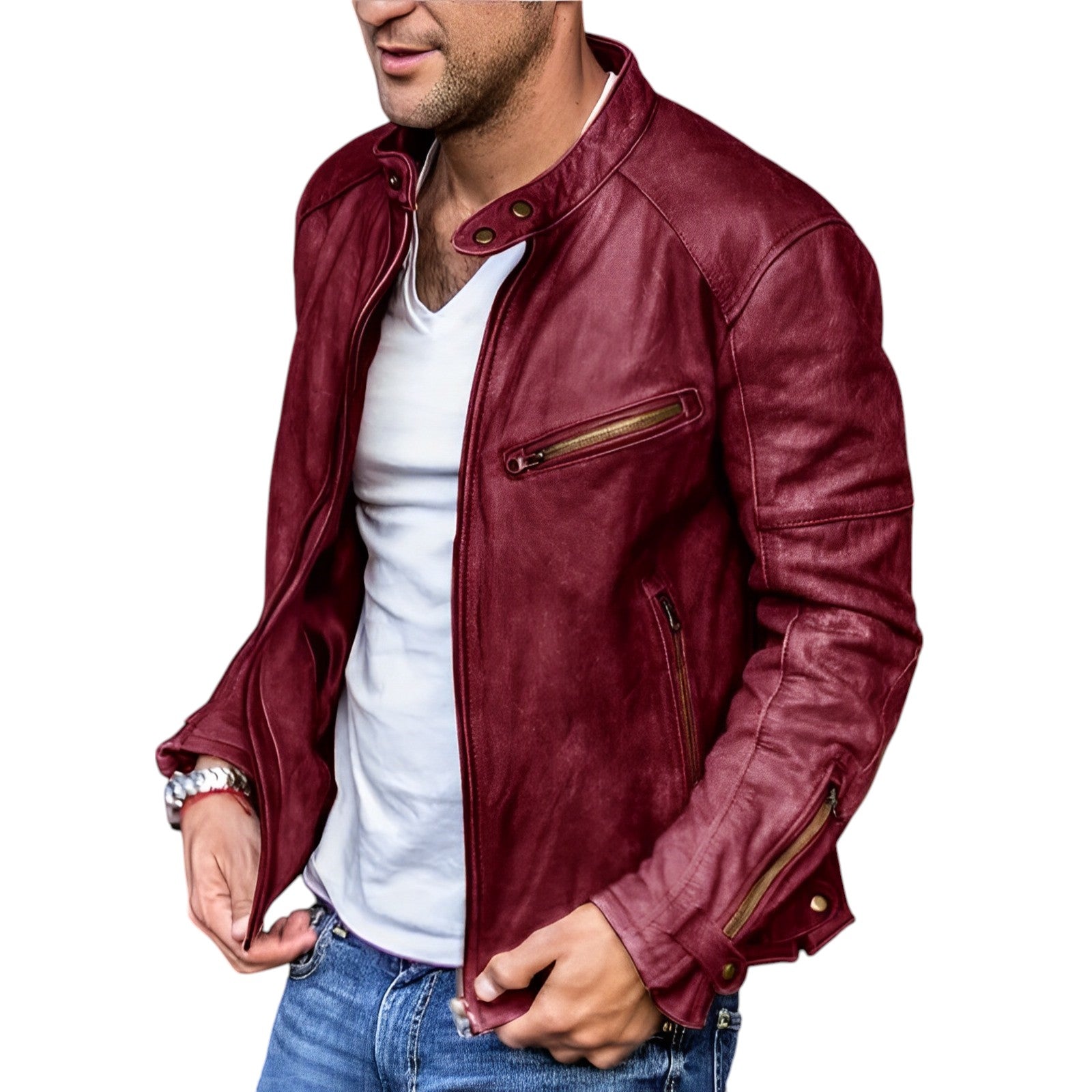 Dennis - Casual Leren Heren Jack