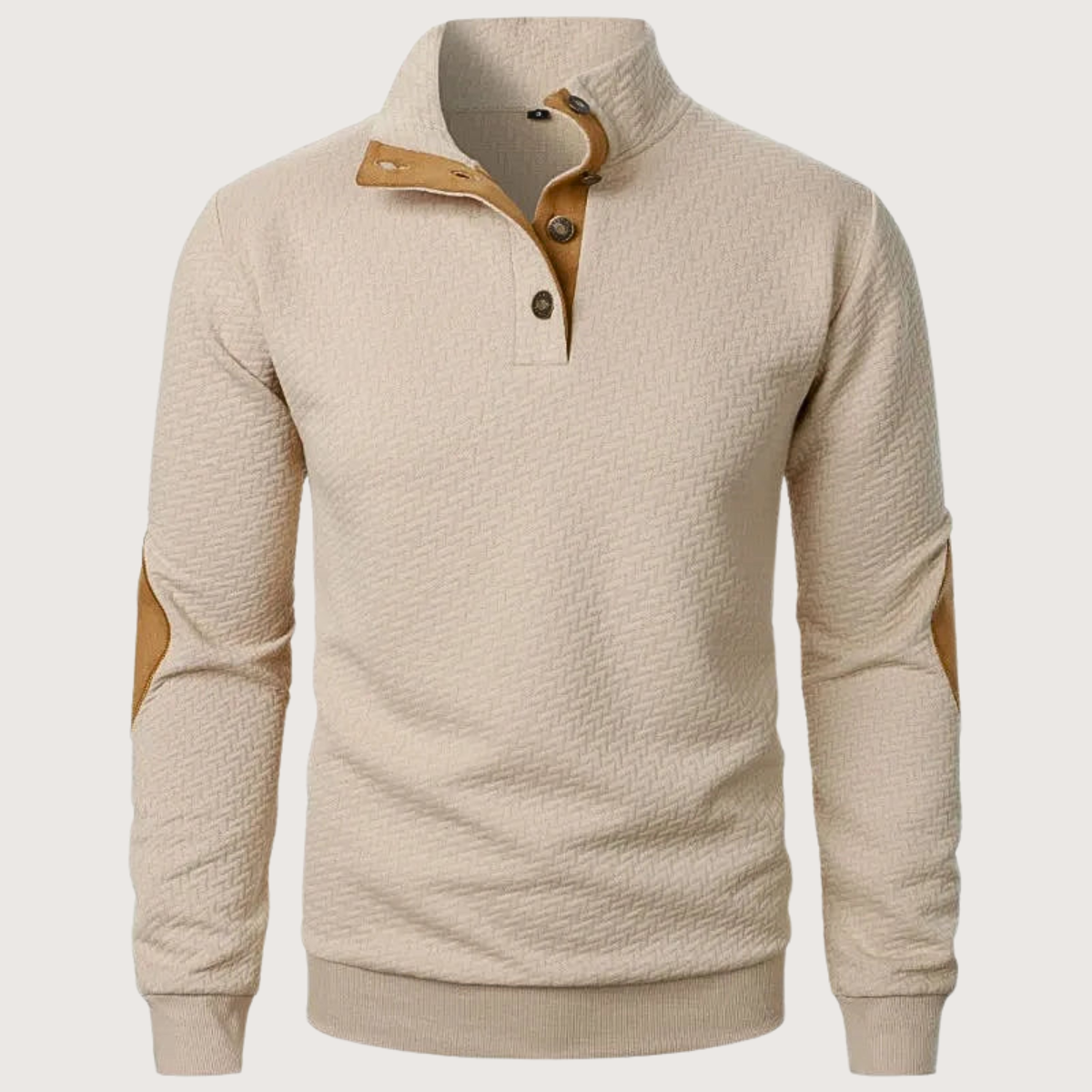 Stijlvolle Heren Polo Met Lange Mouwen