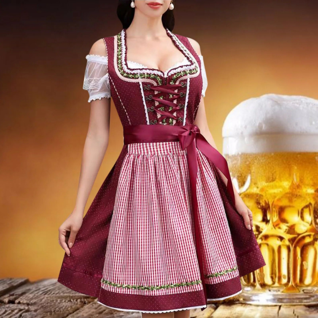 Traditionele Duitse Dirndljurk | Kanten Blouse