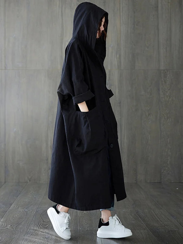 Selena - Lange Trenchcoat Jas Voor Dames