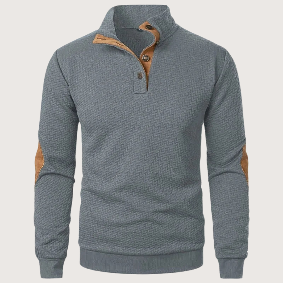 Stijlvolle Heren Polo Met Lange Mouwen